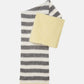 Brushed Mohair Striped Scarf