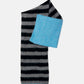 Brushed Mohair Striped Scarf