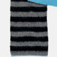 Brushed Mohair Striped Scarf