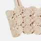 Hand-Crocheted Floral Motif Vest