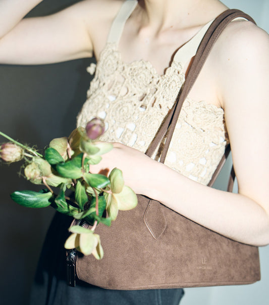 Hand-Crocheted Floral Motif Vest