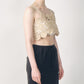 Hand-Crocheted Floral Motif Vest