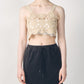Hand-Crocheted Floral Motif Vest