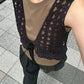 Hand-Crocheted Lace Vest
