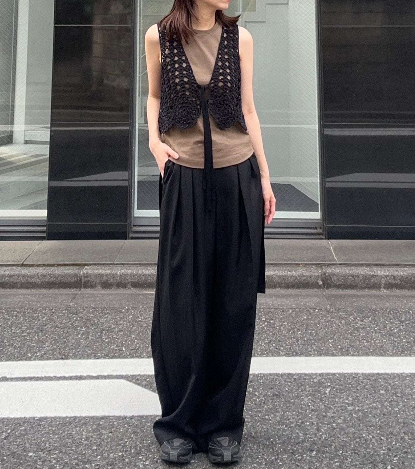 Hand-Crocheted Lace Vest