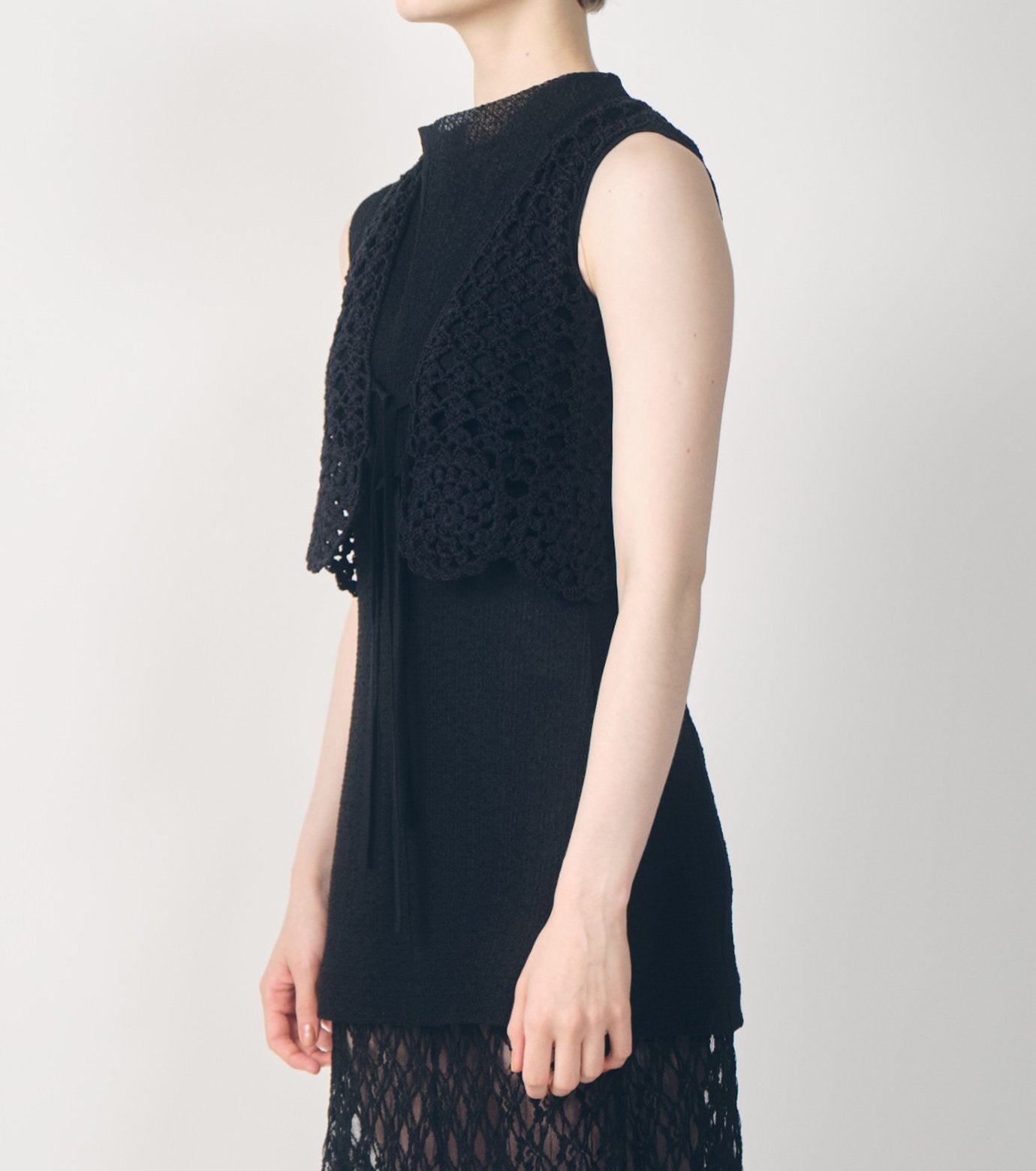 Hand-Crocheted Lace Vest