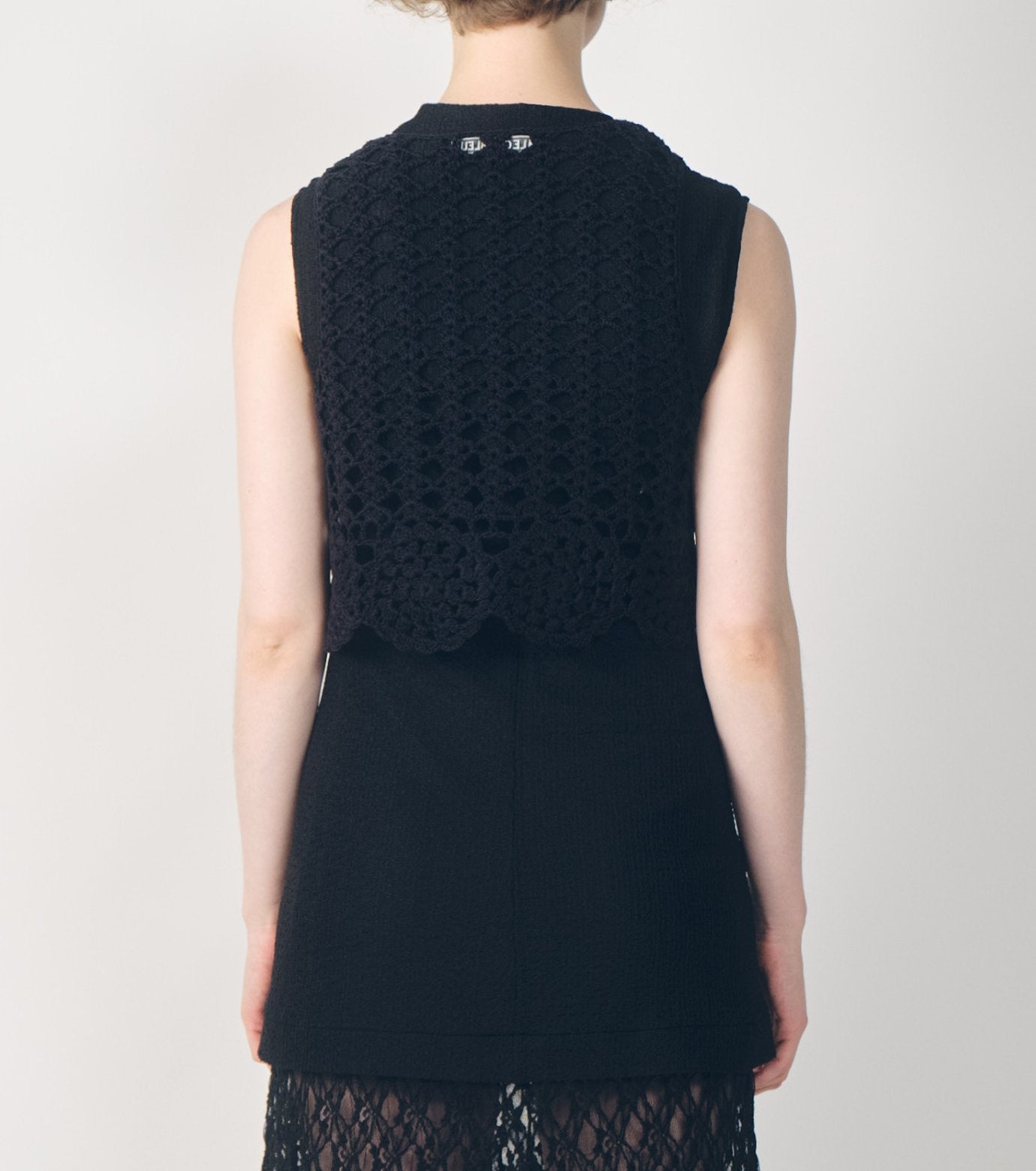 Hand-Crocheted Lace Vest