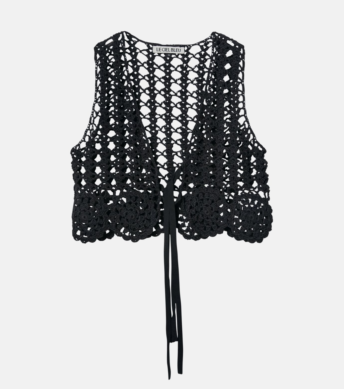 Hand-Crocheted Lace Vest