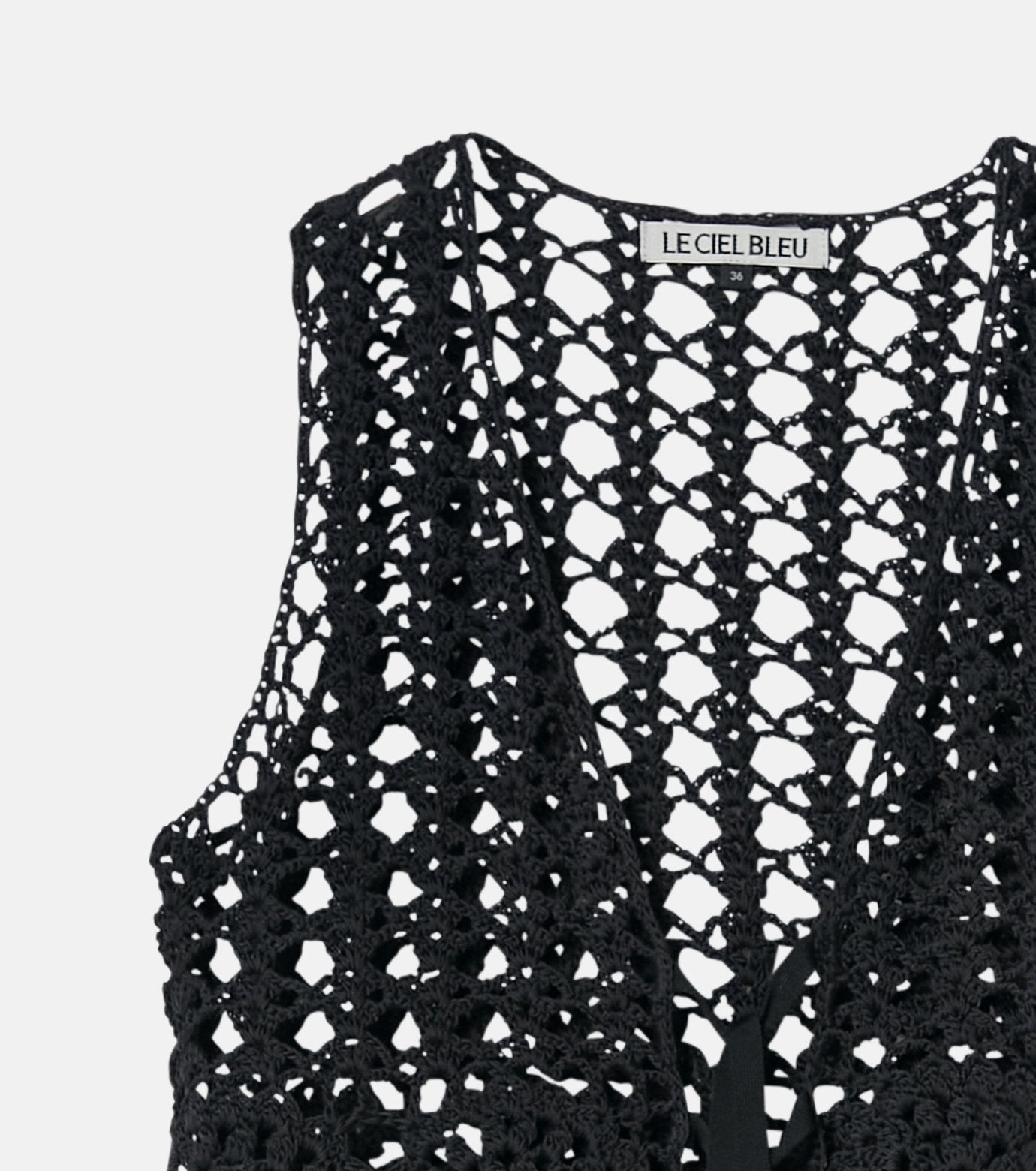 Hand-Crocheted Lace Vest