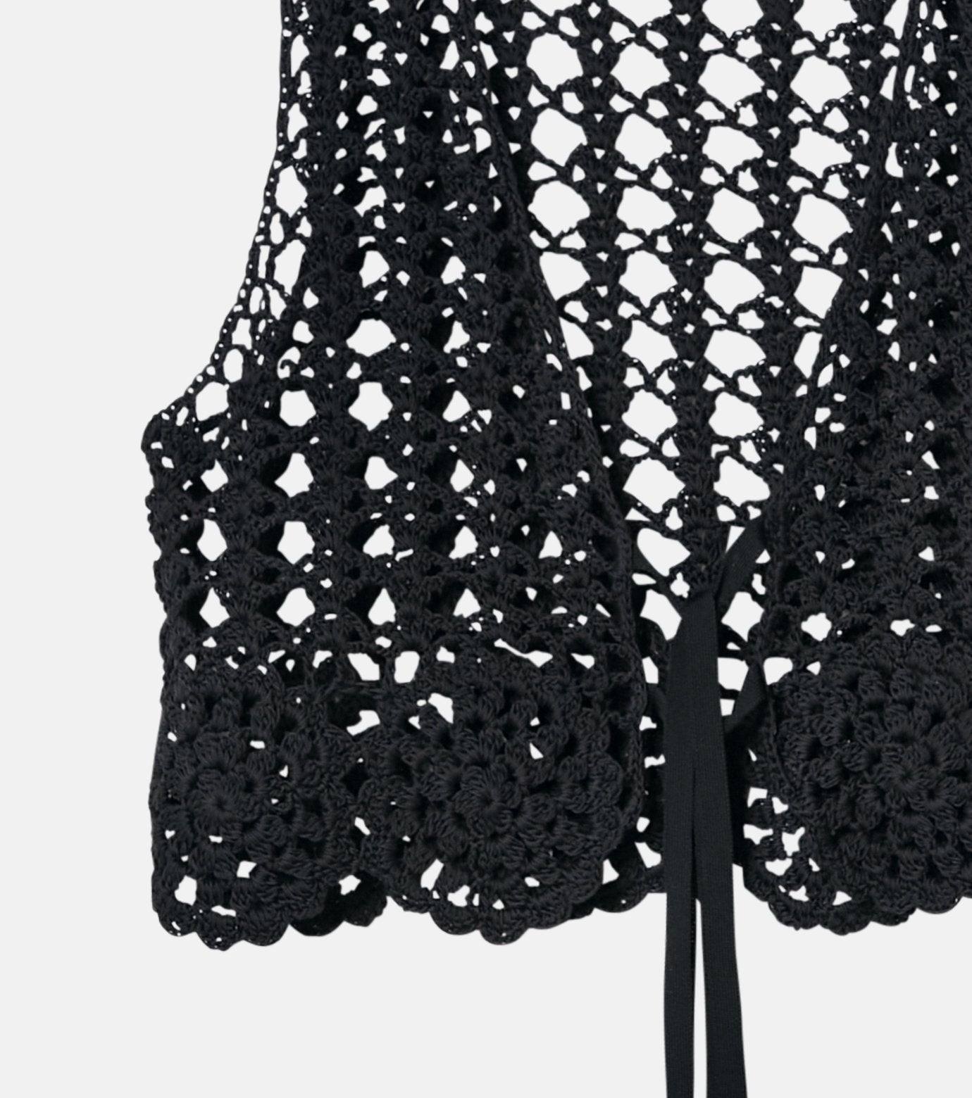 Hand-Crocheted Lace Vest