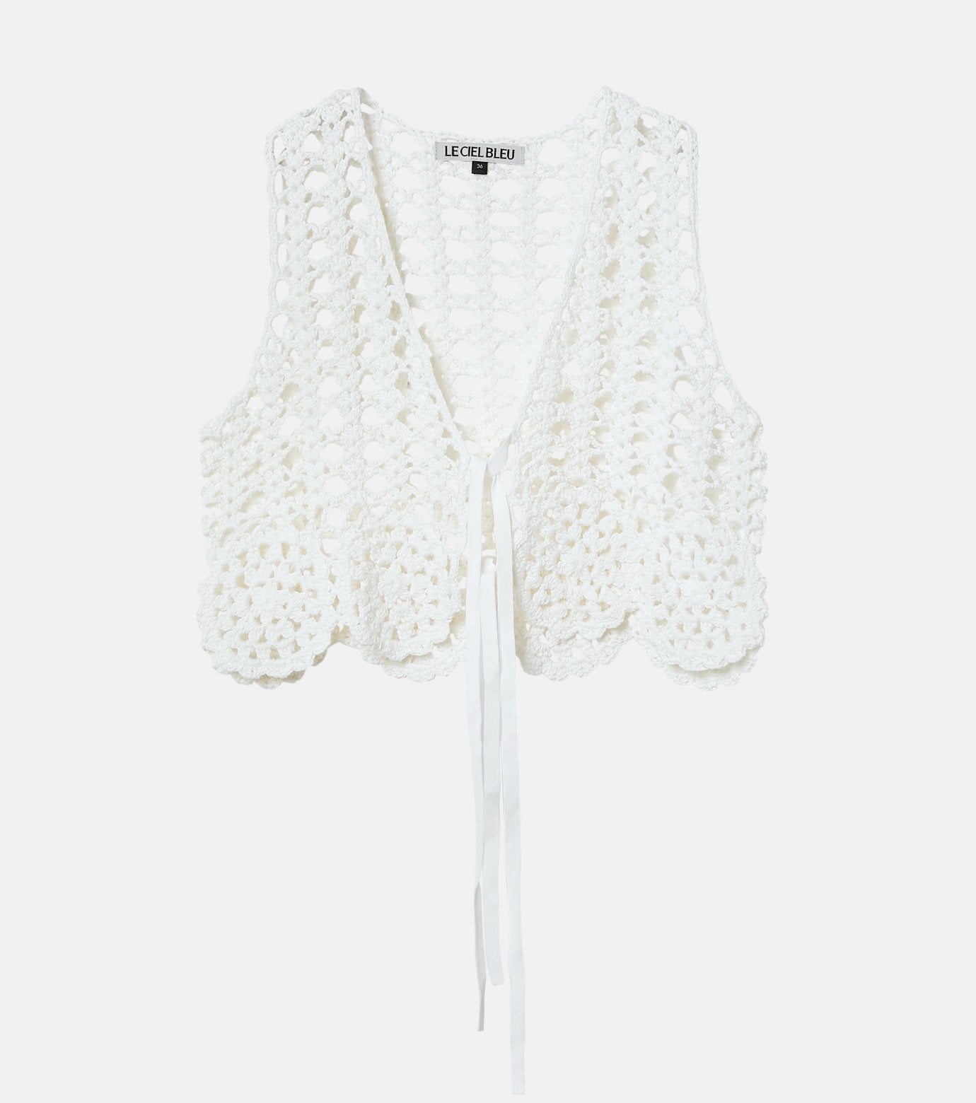 Hand-Crocheted Lace Vest
