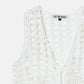 Hand-Crocheted Lace Vest