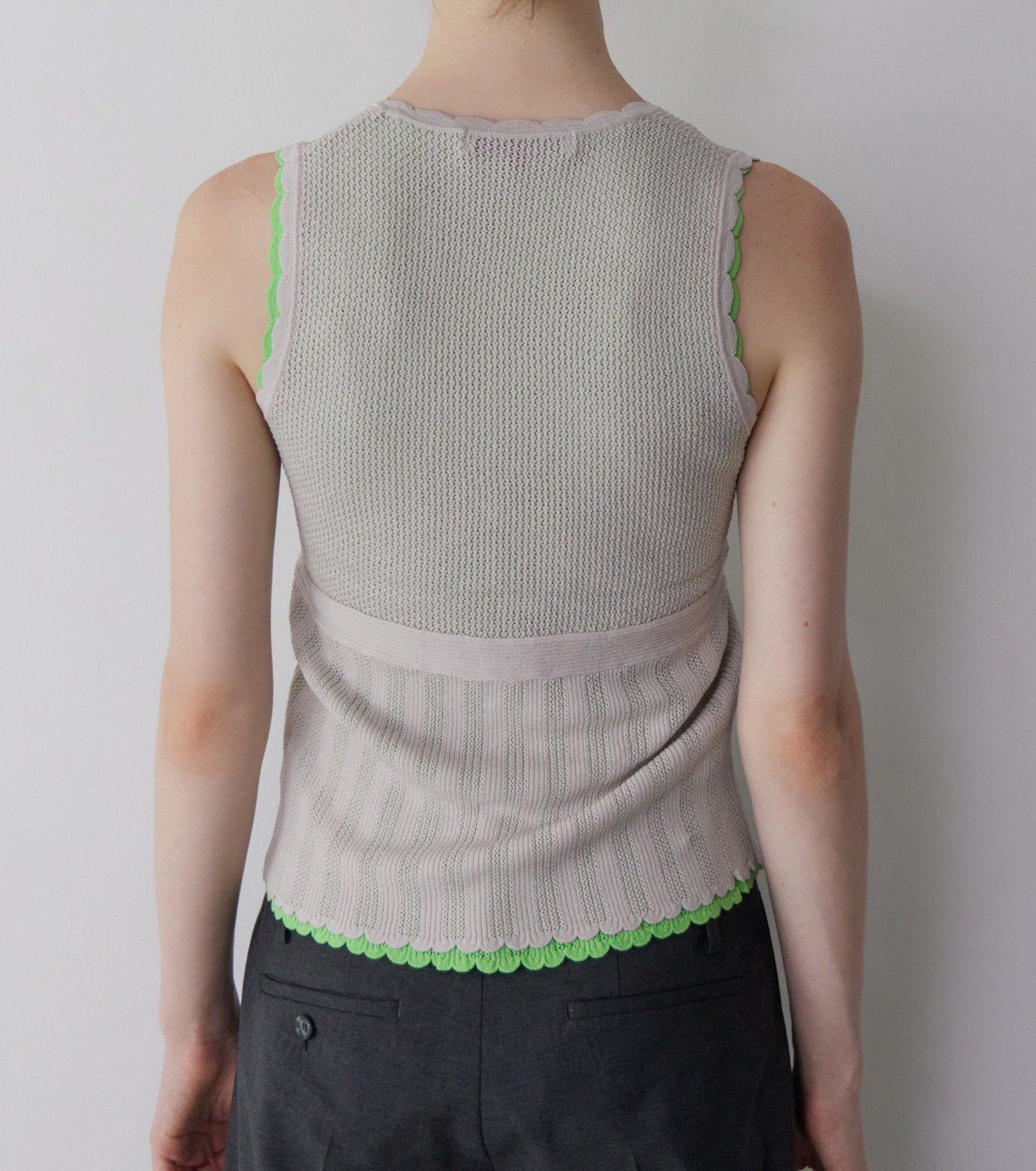 Sleeveless Lace Knit