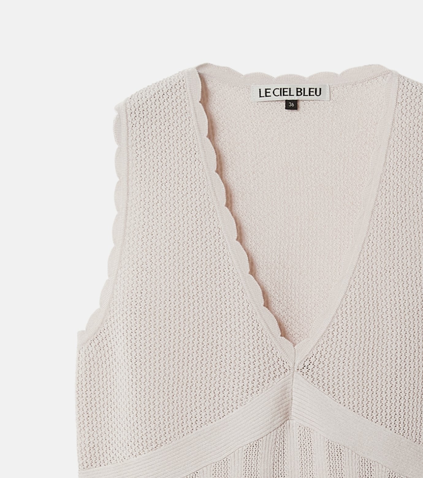 Sleeveless Lace Knit