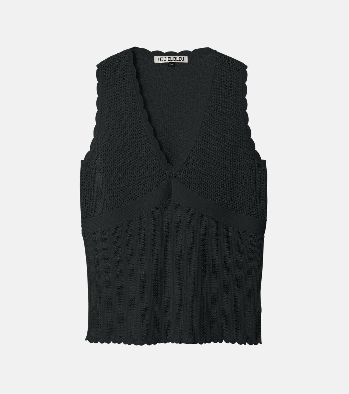 Sleeveless Lace Knit