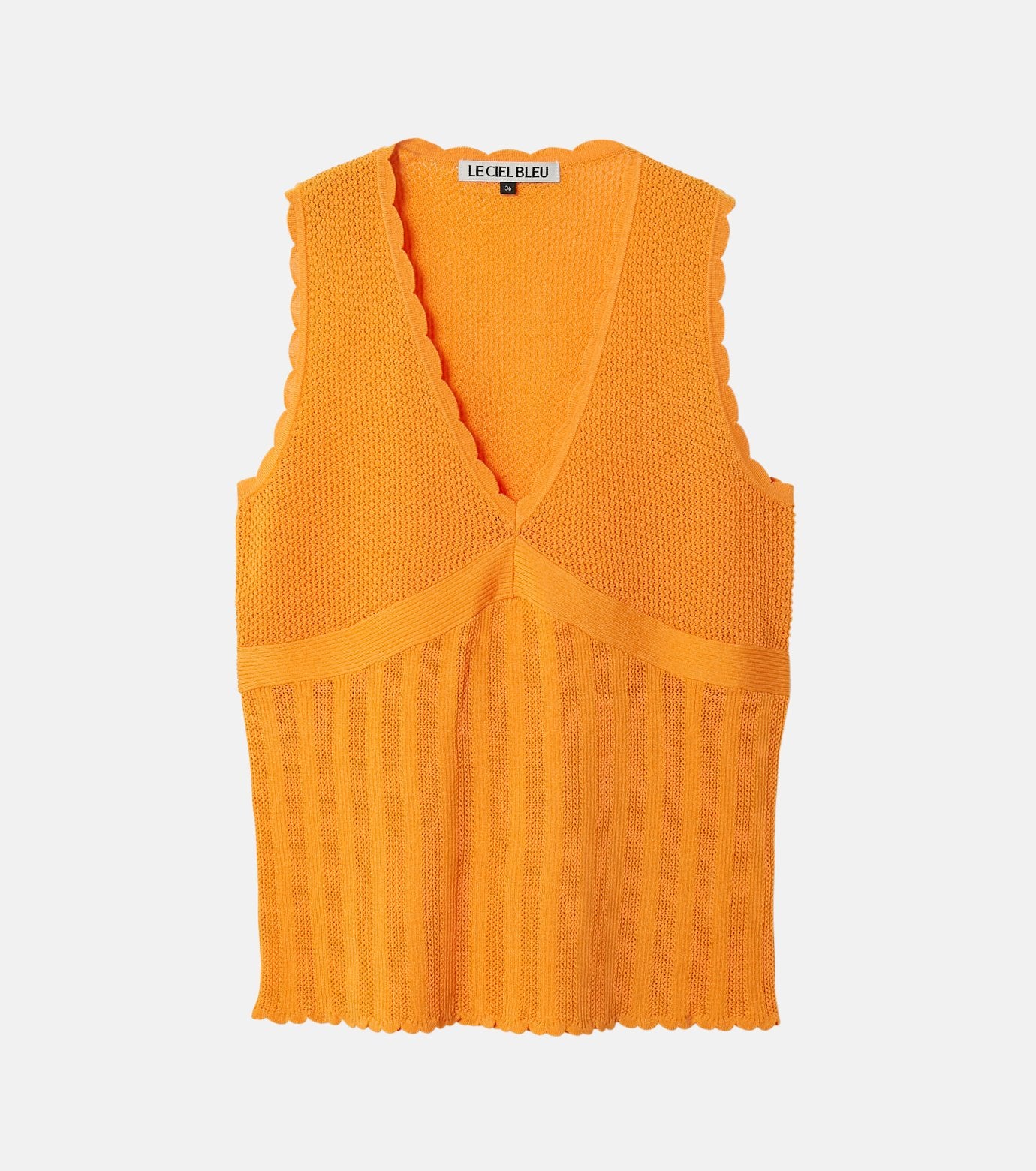 Sleeveless Lace Knit
