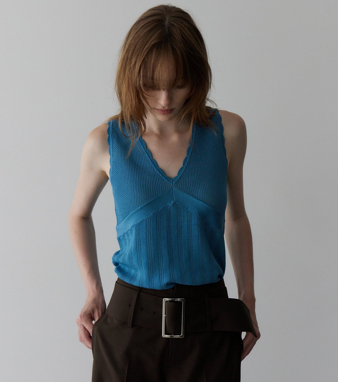 Sleeveless Lace Knit