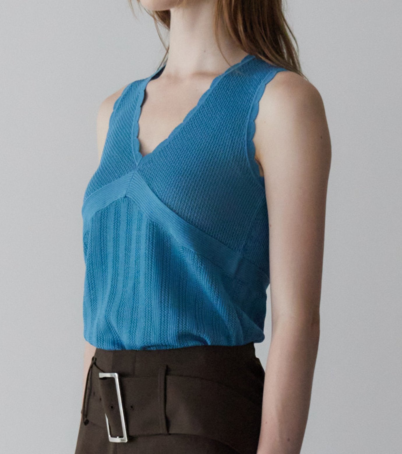 Sleeveless Lace Knit