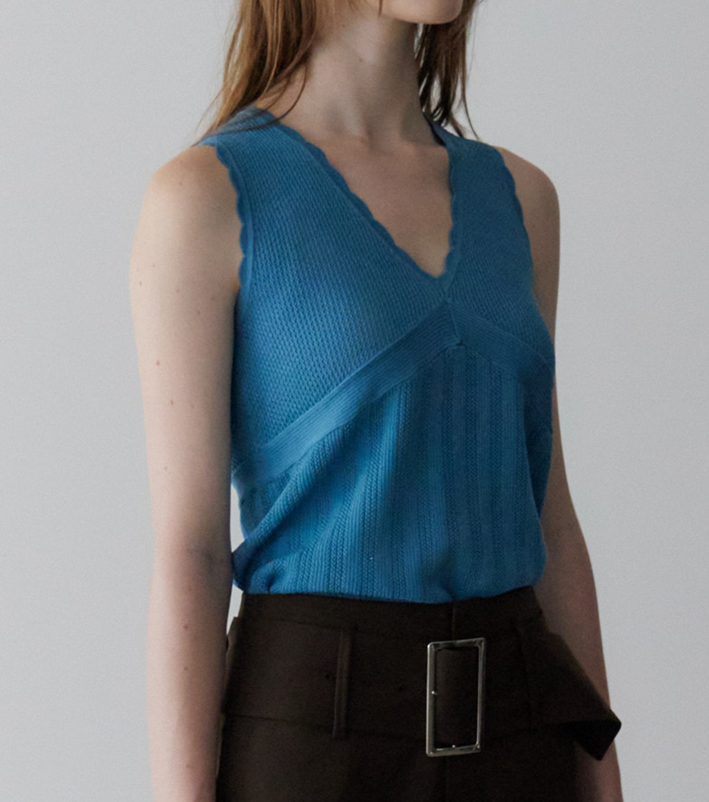 Sleeveless Lace Knit