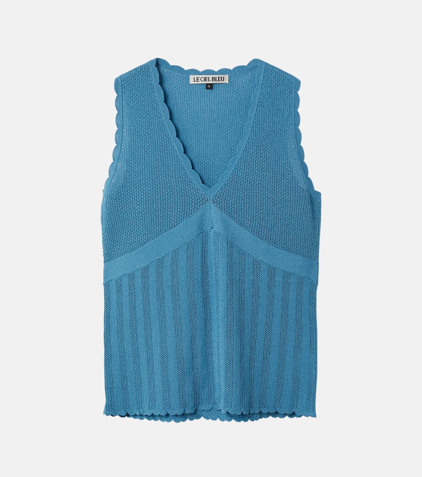 Sleeveless Lace Knit