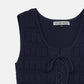Knit Top w/Lace-Up Front