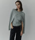 Ribbed Eyelet Cardigan