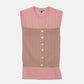 Ribbed Eyelet Sleeveless Top