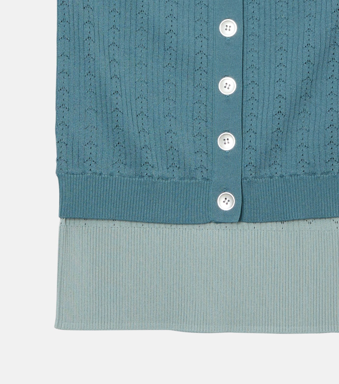 Ribbed Eyelet Sleeveless Top