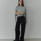 Ribbed Eyelet Sleeveless Top