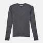 Two-Texture Ribbed Knit Top