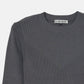 Two-Texture Ribbed Knit Top