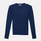 Two-Texture Ribbed Knit Top