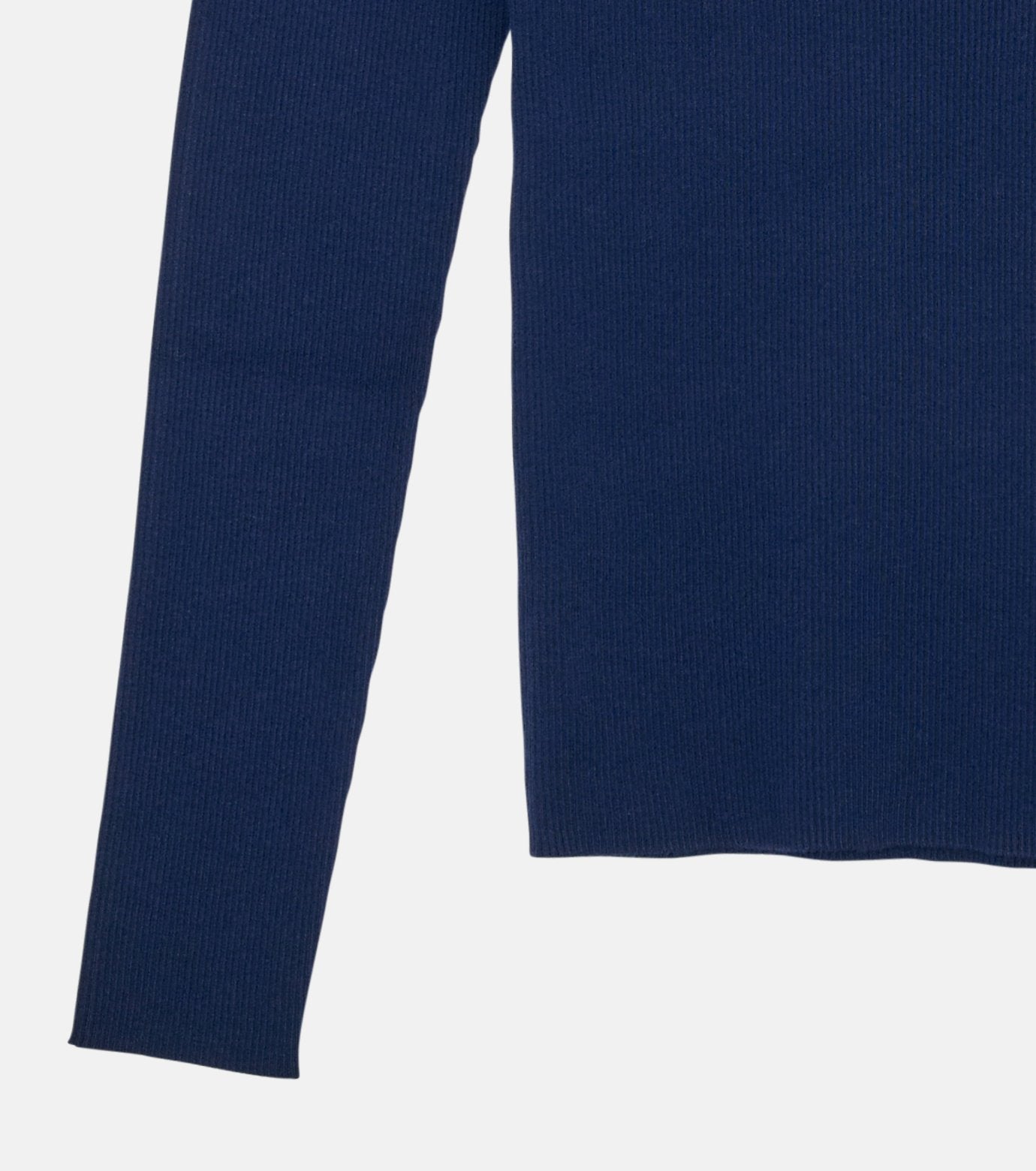 Two-Texture Ribbed Knit Top