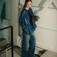 Two-Texture Ribbed Knit Top