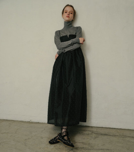 High-Gauge Turtleneck Knit