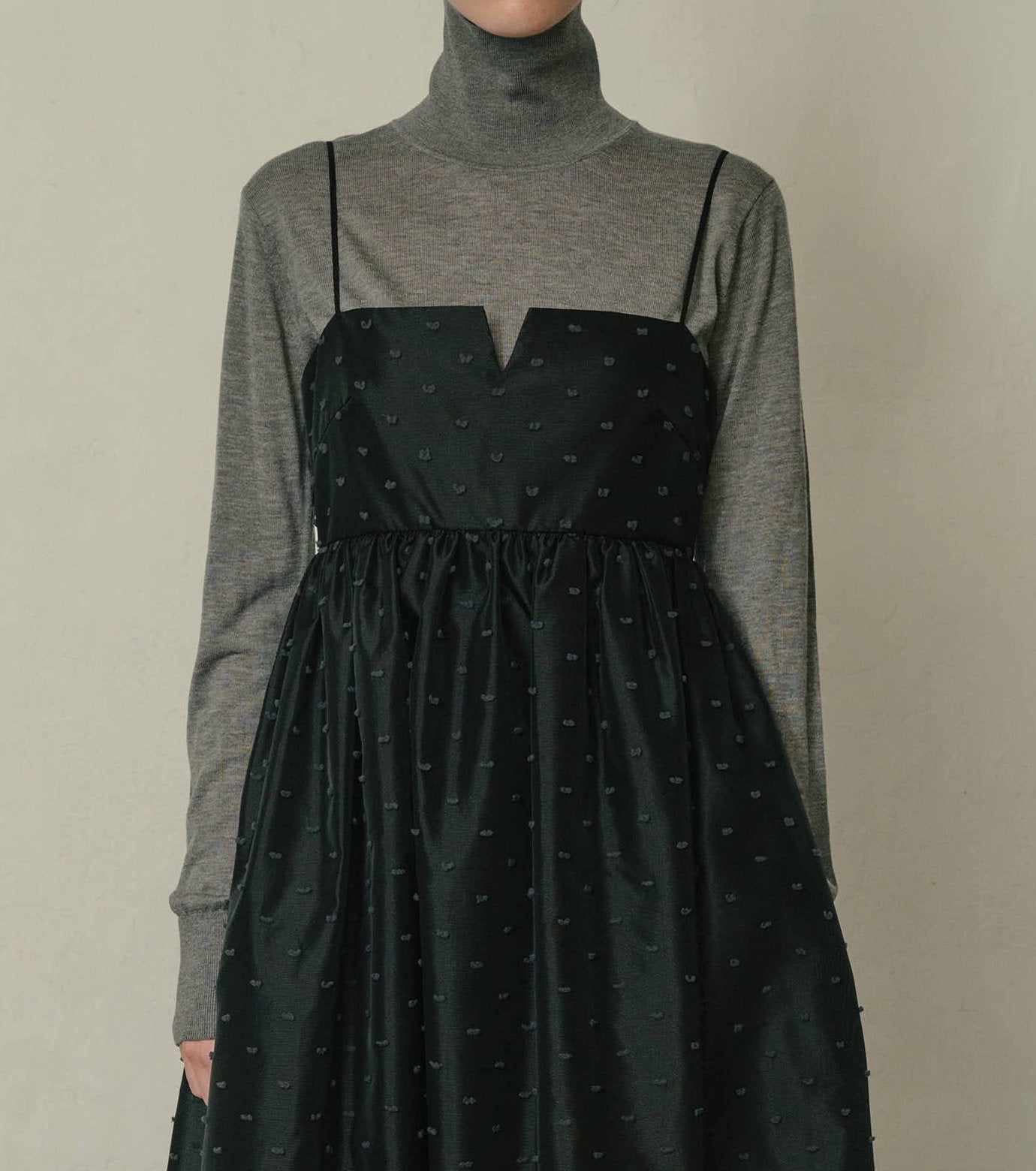 High-Gauge Turtleneck Knit