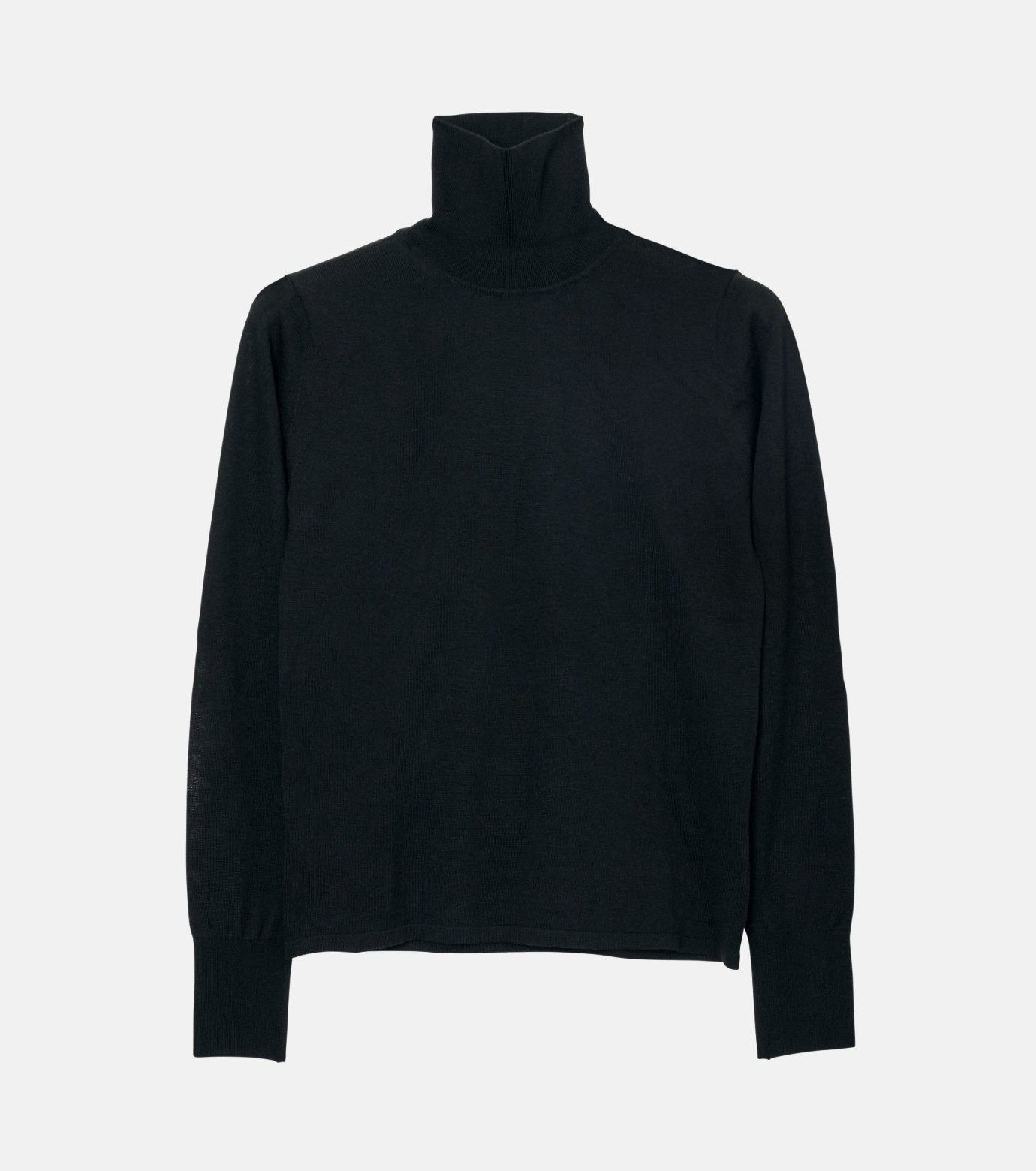 High-Gauge Turtleneck Knit