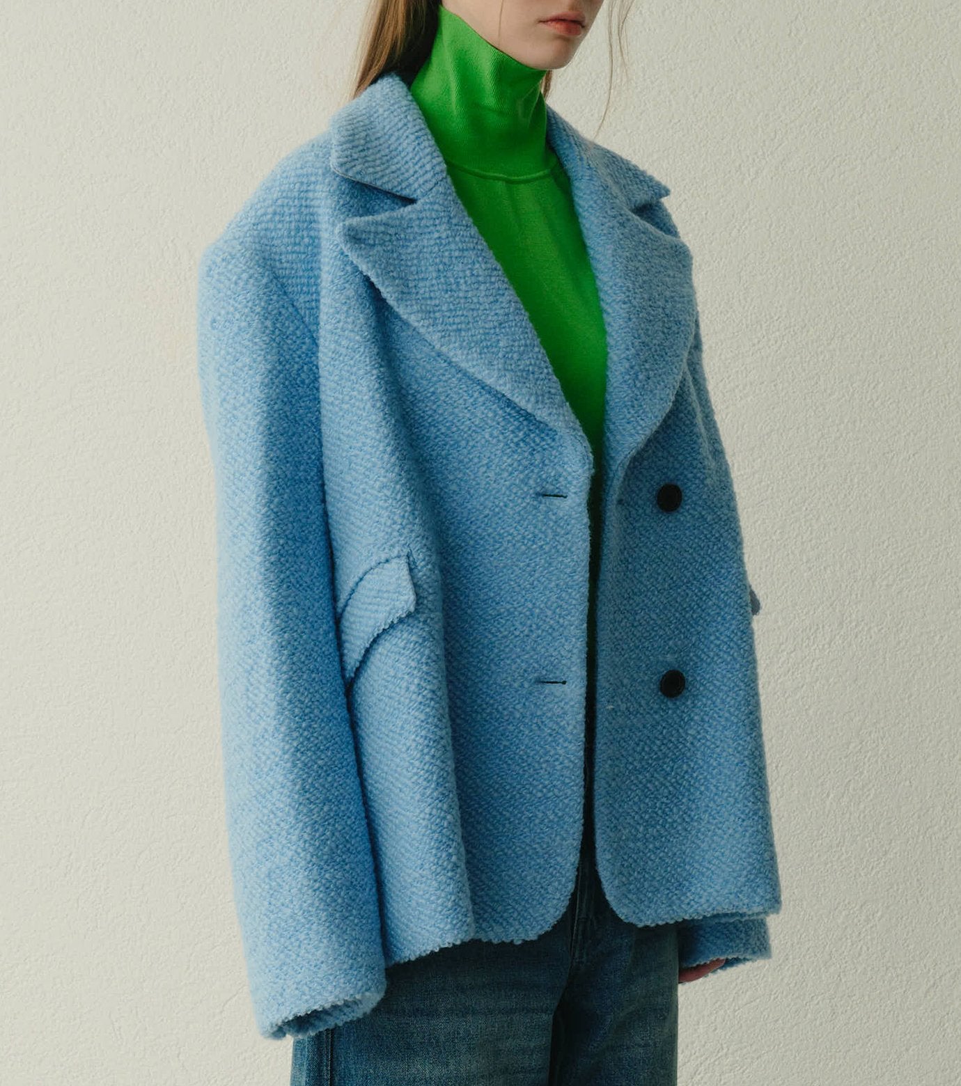 High-Gauge Turtleneck Knit
