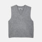V-Neck Knit Vest