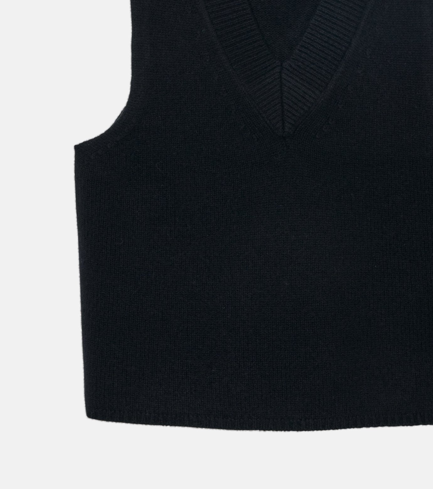 V-Neck Knit Vest