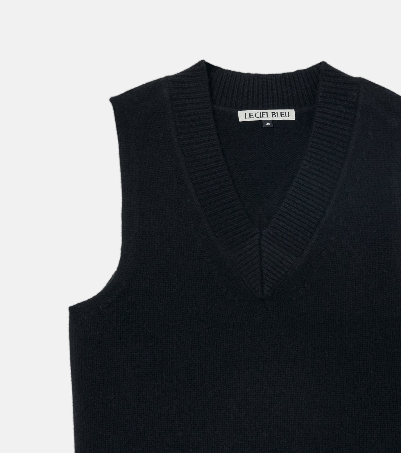 V-Neck Knit Vest