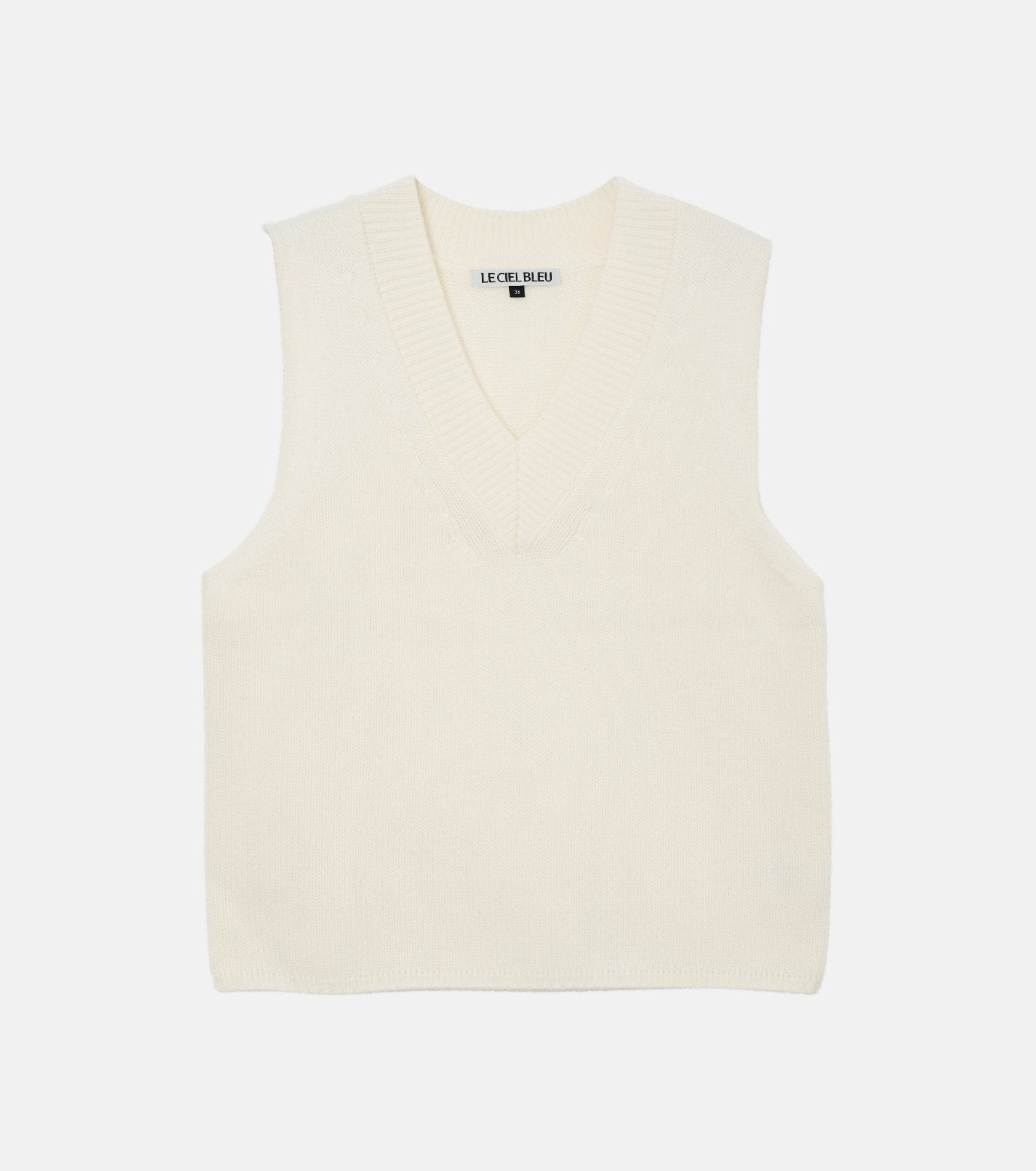V-Neck Knit Vest