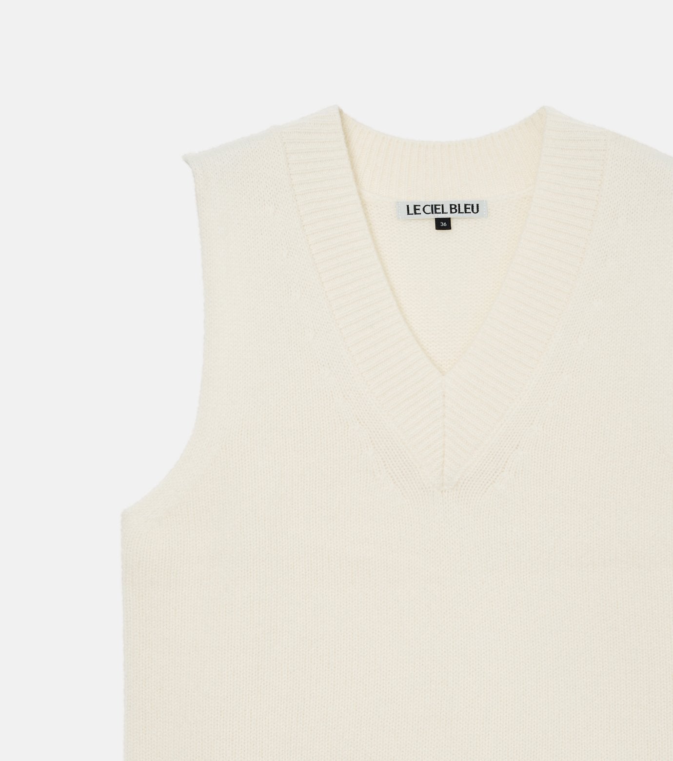 V-Neck Knit Vest