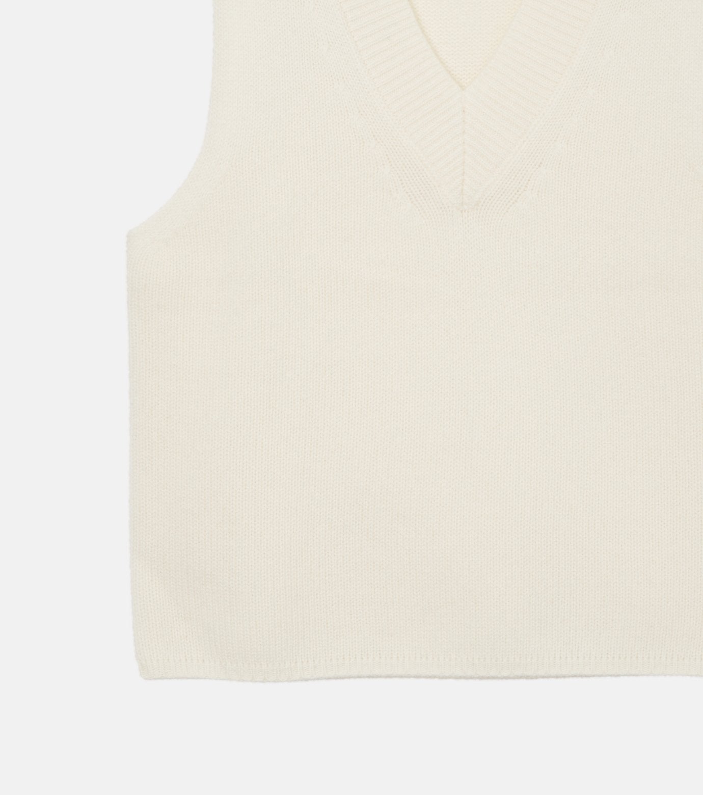 V-Neck Knit Vest