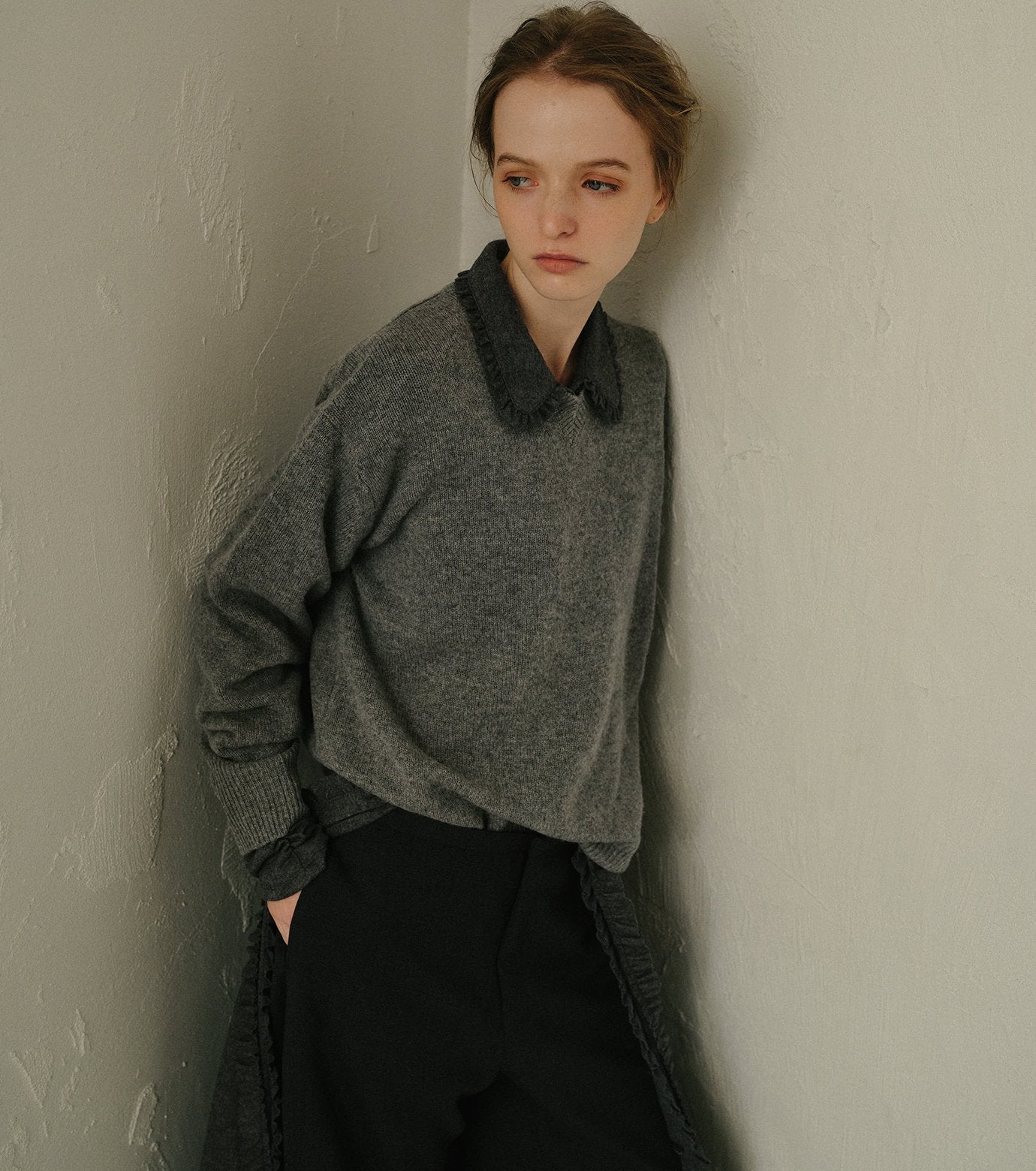 V-Neck Knit Pullover