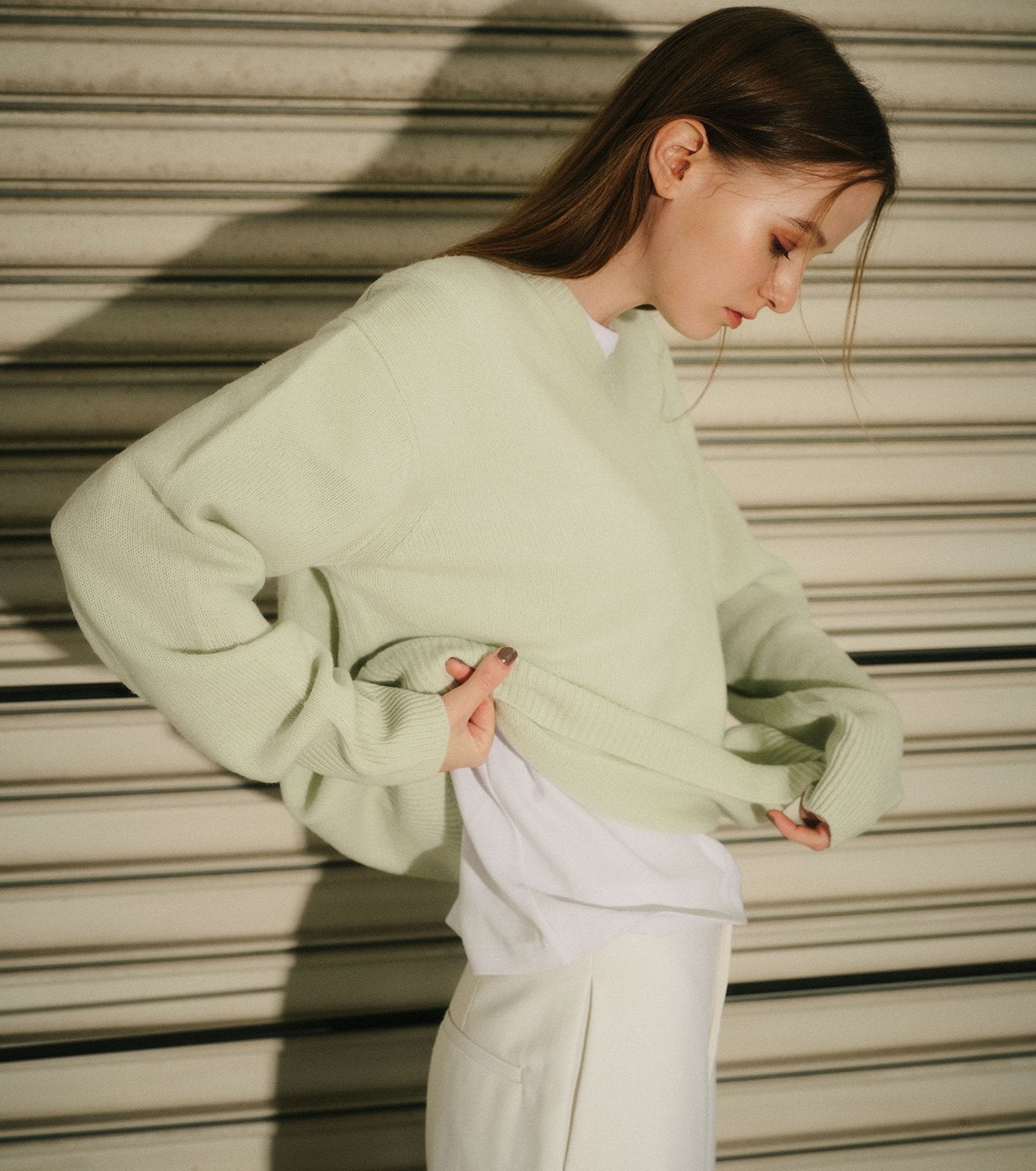 V-Neck Knit Pullover