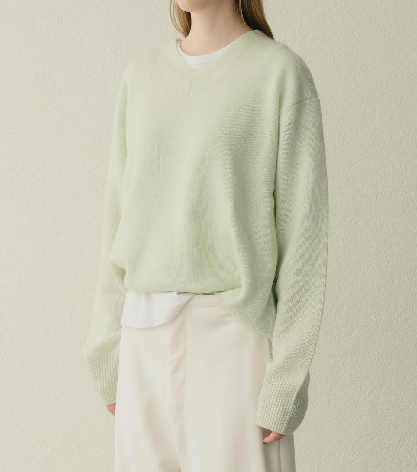 V-Neck Knit Pullover