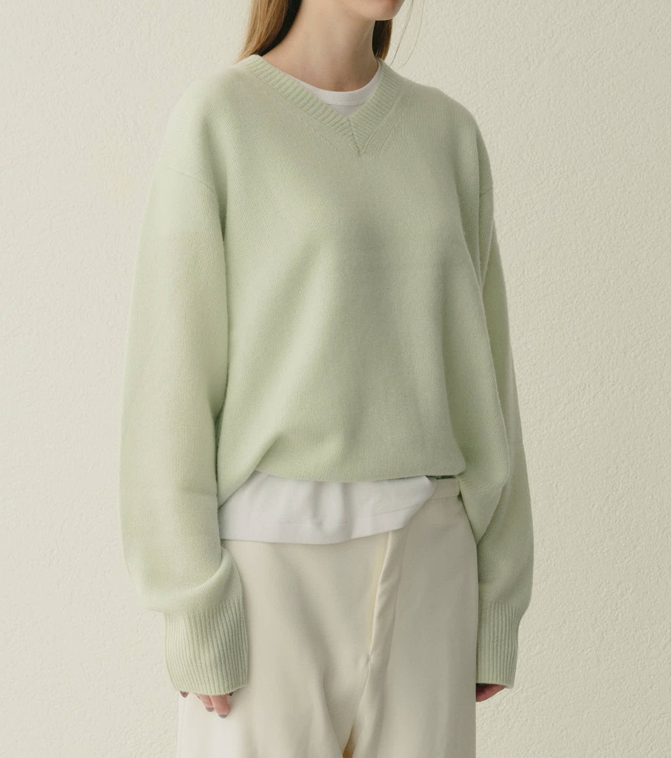 V-Neck Knit Pullover