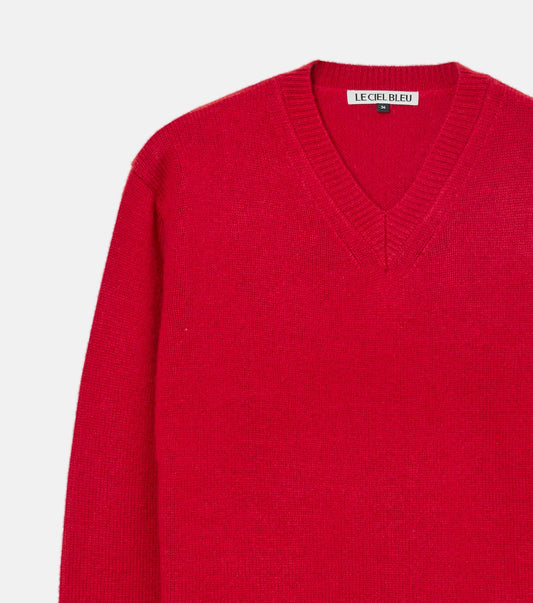 V-Neck Knit Pullover