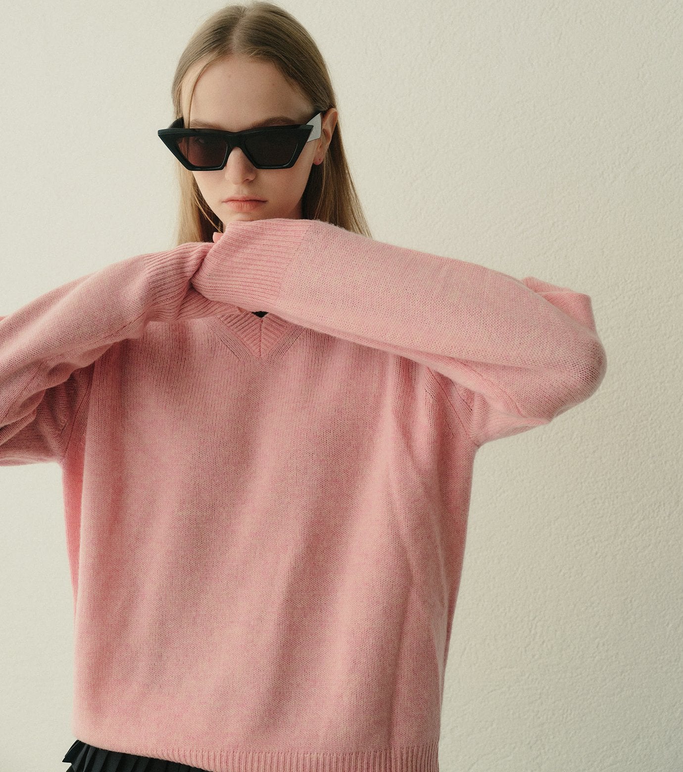V-Neck Knit Pullover